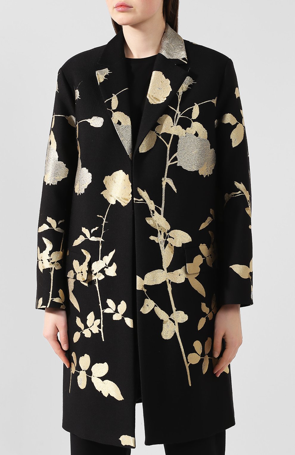 Пальто из смеси шерсти и вискозы DRIES VAN NOTEN, арт. 192-10277-8361, фото 3