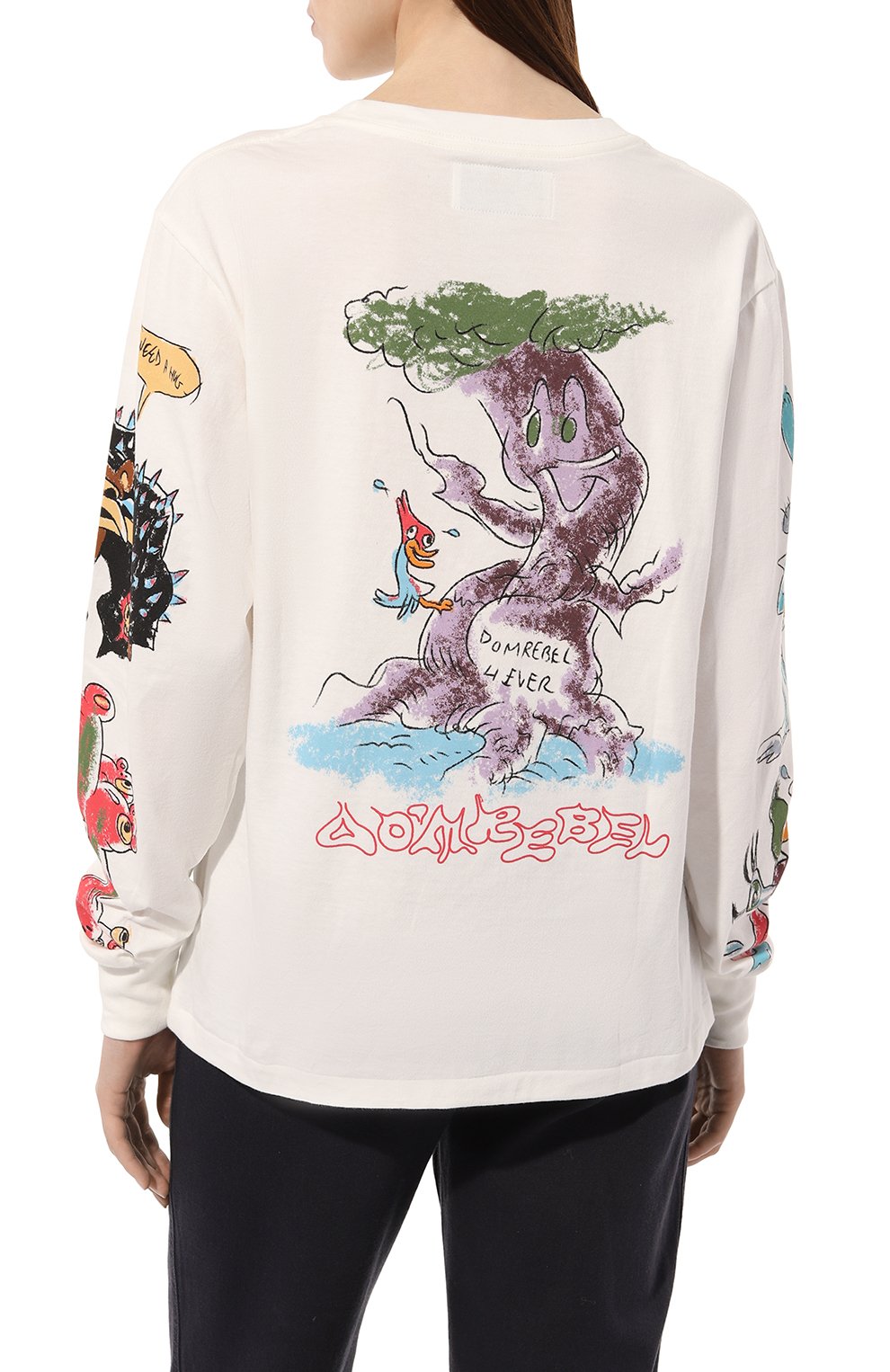 Хлопковый свитшот DOMREBEL, арт. SYDNEY/L0NG SLEEVE T-SHIRT, фото 4