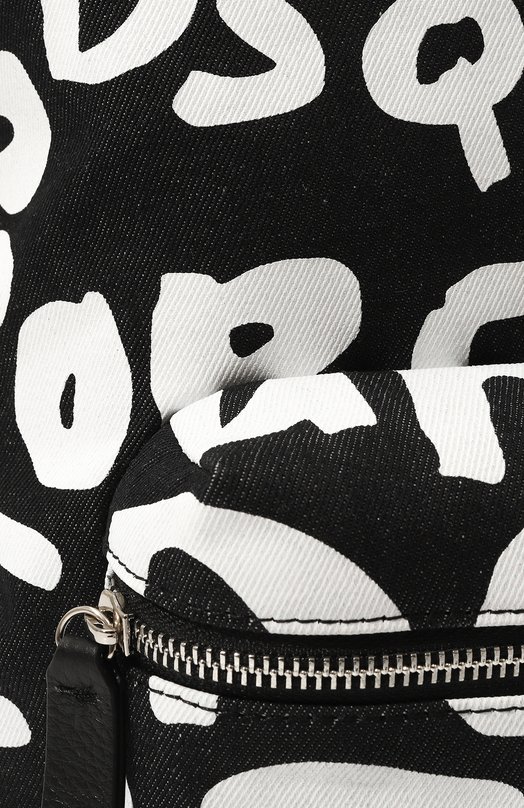 Текстильный рюкзак Dsquared2 BPM0108 Чёрно-белый  BPM0108 Фото 3