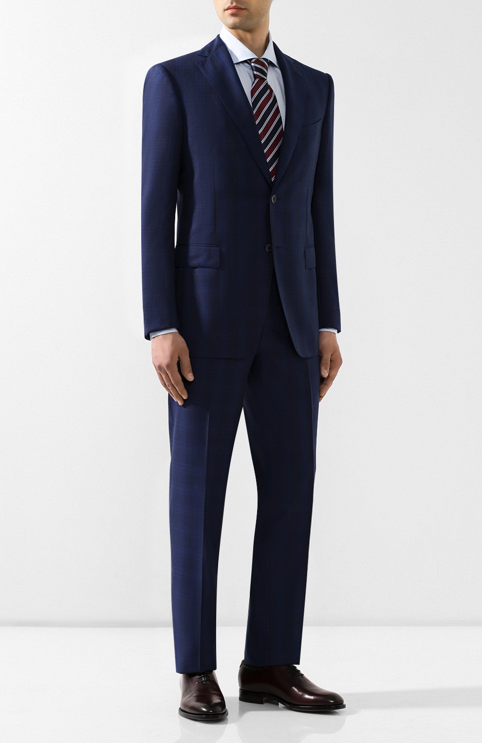 Кожаные оксфорды KITON, арт. USSCAR0N00101, фото 2