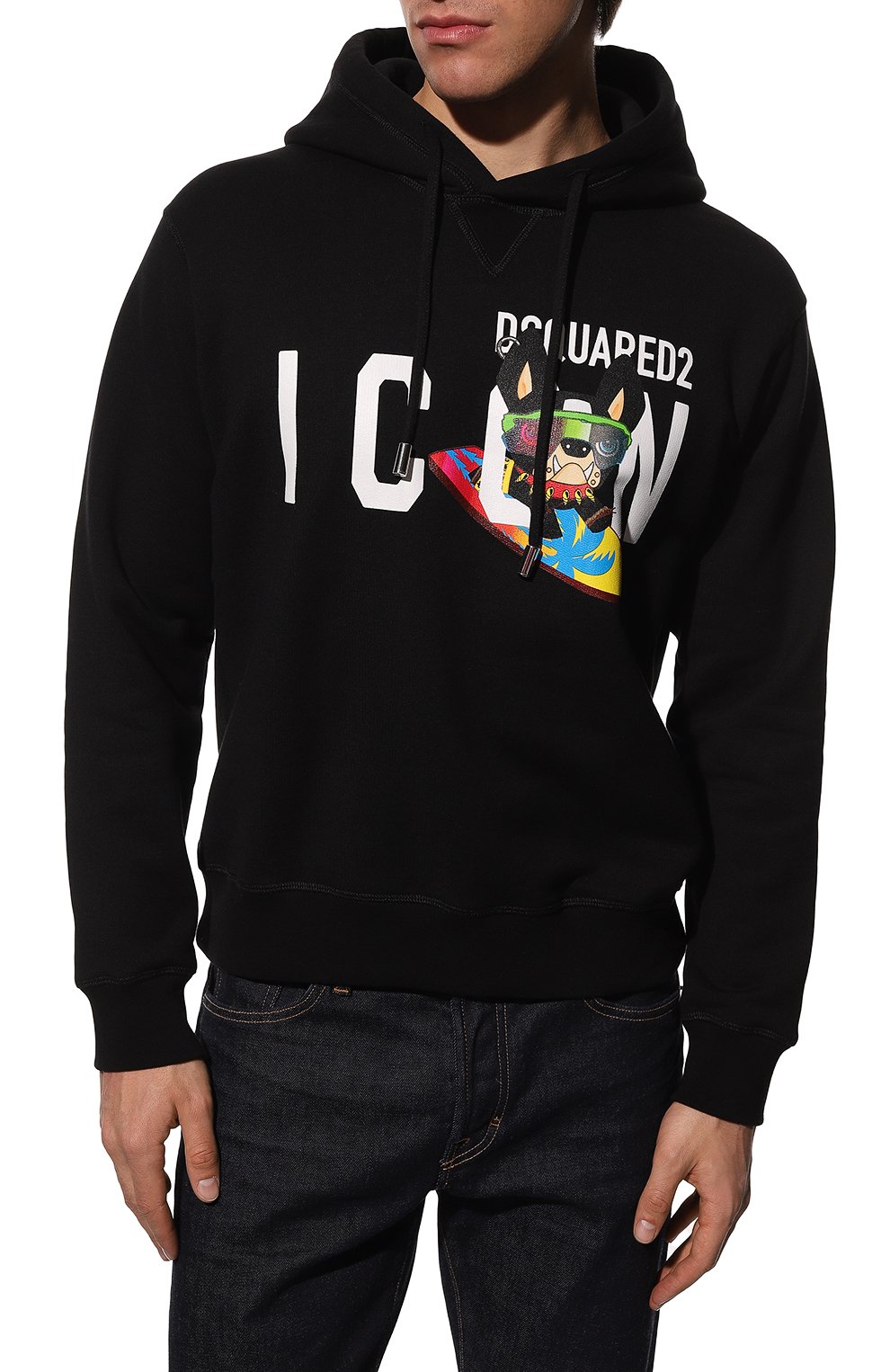 Хлопковое худи icon DSQUARED2, арт. S79GU0095/S25516, фото 3