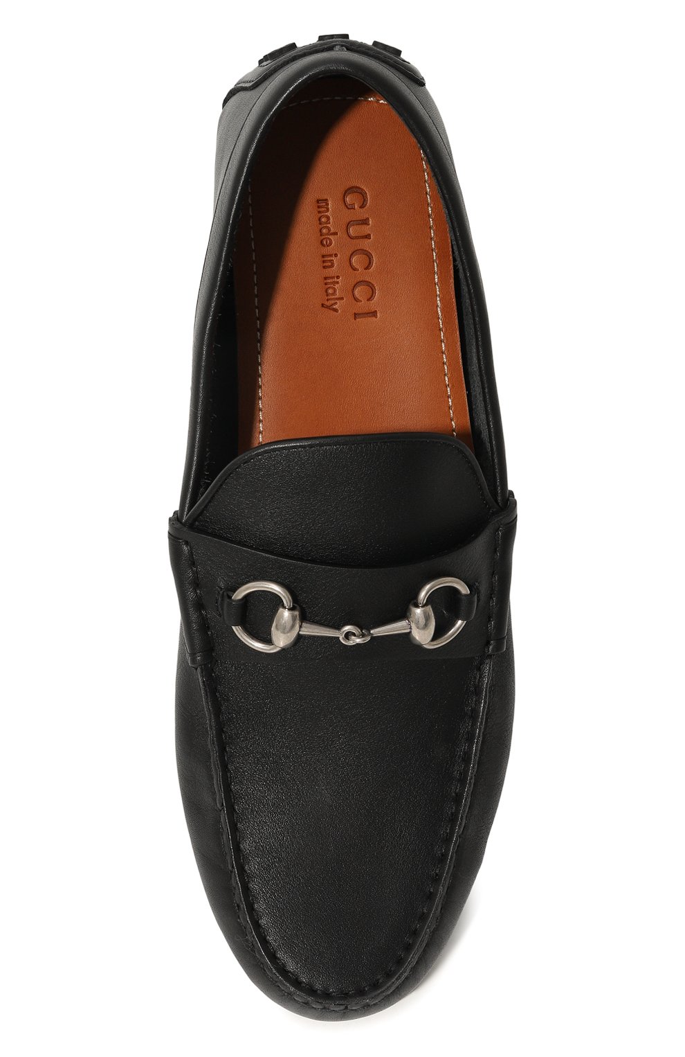 Кожаные мокасины GUCCI, арт. 765859/1XH00, фото 6