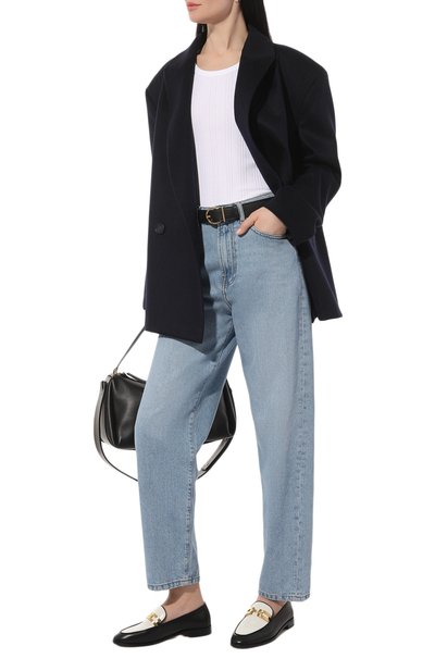 Кожаные лоферы brandi AQUAZZURA, арт. BDIFLAM0-CFP-0FF, фото 2