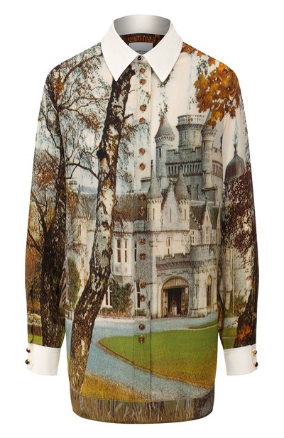 Шелковая рубашка BURBERRY, арт. 8024231, фото 1