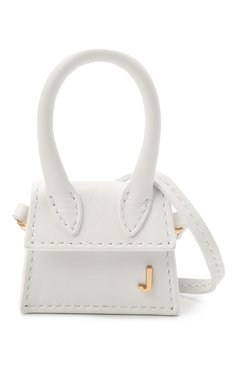 Женская сумка le petit chiquito JACQUEMUS белого цвета, арт. 211SL01/300100 | Фото 5 (Материал: Натуральная кожа; Ремень/цепочка: На ремешке; Размер: mini; Сумки-технические: Сумки через плечо; Материал сплава: Проставлено; Драгоценные камни: Проставлено)