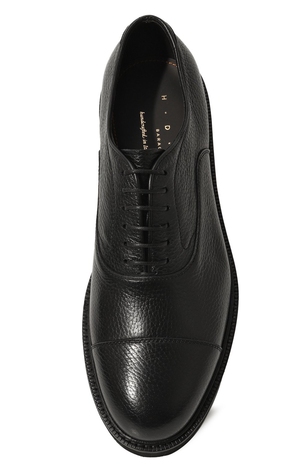 Кожаные оксфорды H`D`S`N BARACCO черного цвета по цене 55650 руб., арт. 81300.C.2*, фото 6 Кожаные оксфорды H`D`S`N BARACCO, арт. 81300.C.2*, фото 6