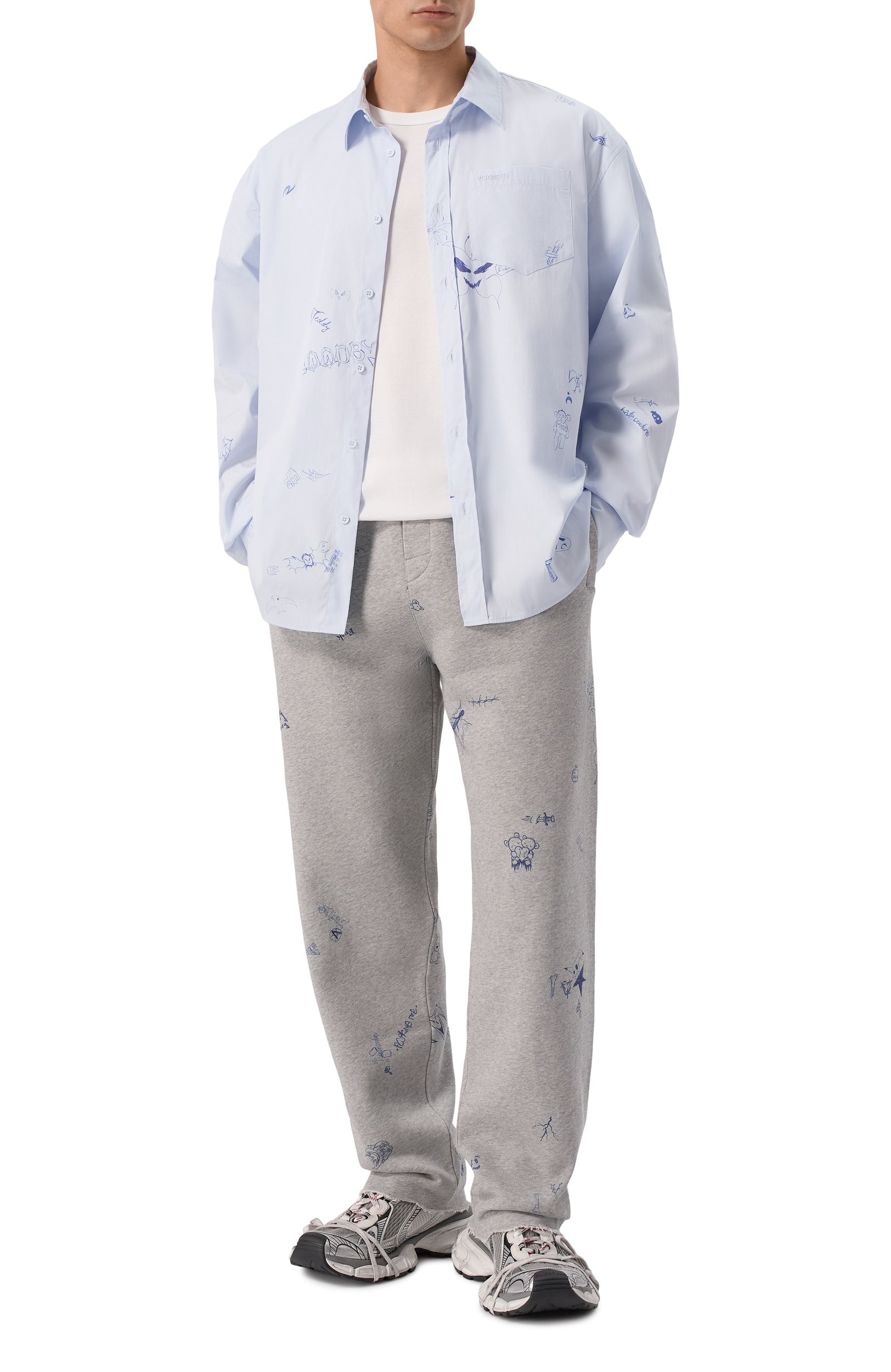 Хлопковые брюки VETEMENTS, арт. MH27SP179G, фото 2