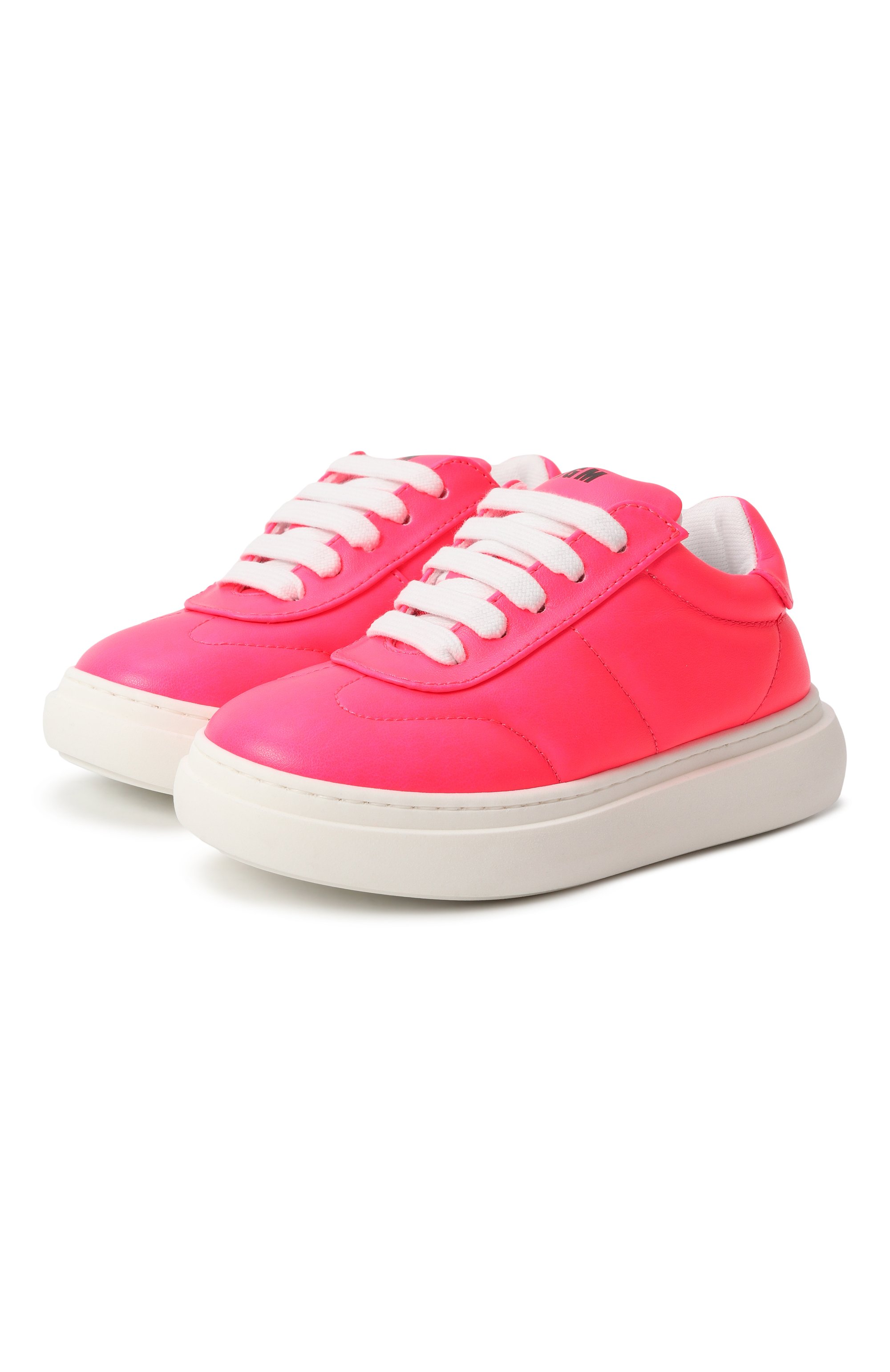 Кеды MSGM KIDS фуксия цвета по цене 22800 руб., арт. 79832/VAR2/28-35, фото 1 Кеды MSGM KIDS, арт. 79832/VAR2/28-35, фото 1