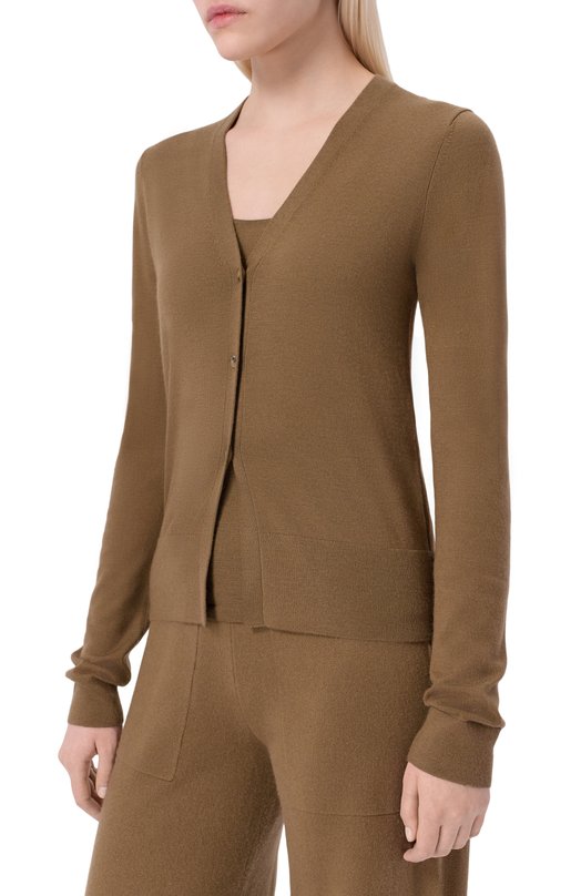 Кашемировый кардиган Uma Wang V2256B001 Коричневый  V2256B001 Фото 3