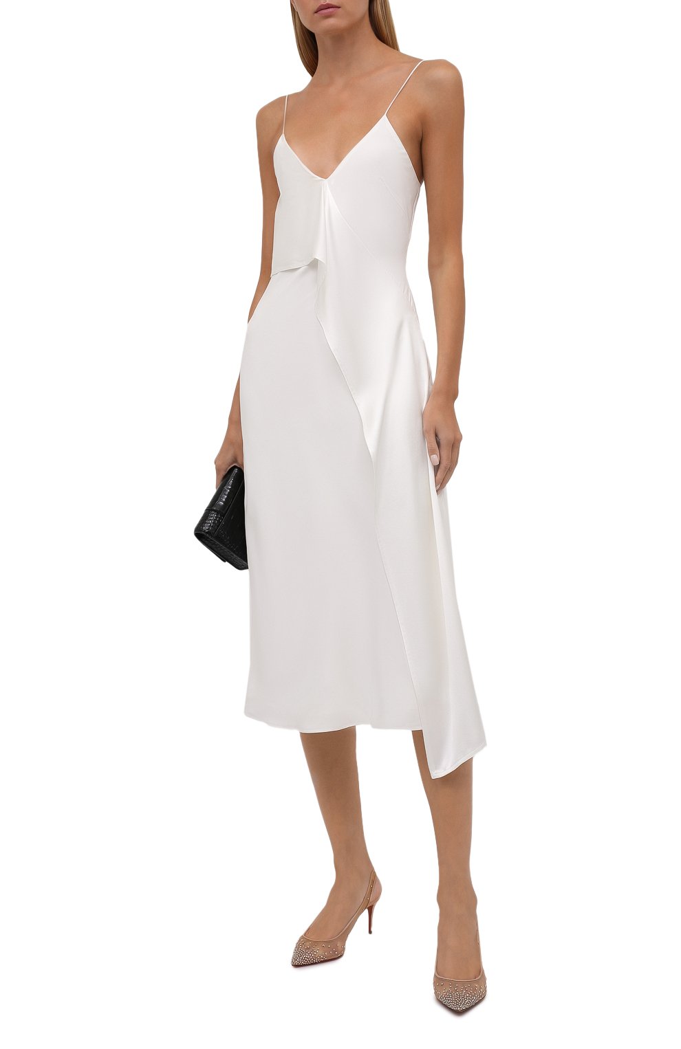 Текстильные туфли follies strass sling 70 CHRISTIAN LOUBOUTIN, арт. 3210816/F0LLIES STRASS SLING 70, фото 2