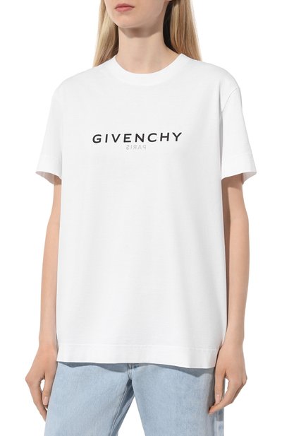 Хлопковая футболка GIVENCHY, арт. BW707Z3Z5W, фото 3