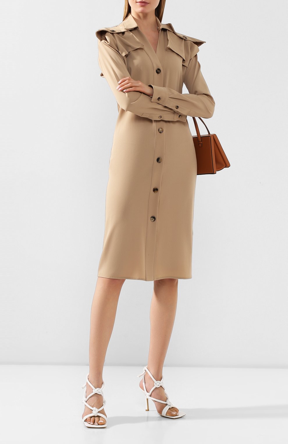 Кожаные босоножки BOTTEGA VENETA, арт. 592033/VBPA0, фото 2