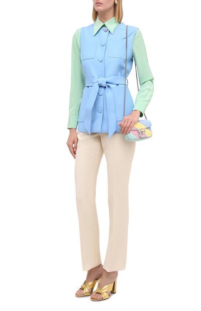 Жилет из шелка и шерсти GUCCI, арт. 619334/ZAD88, фото 2