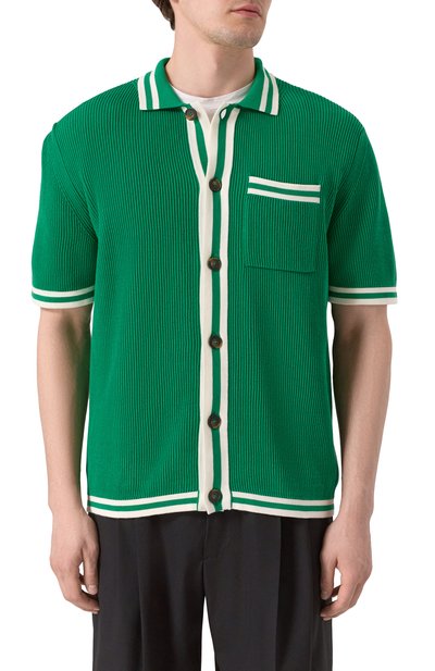 Хлопковая рубашка KITON, арт. UMM064402, фото 3