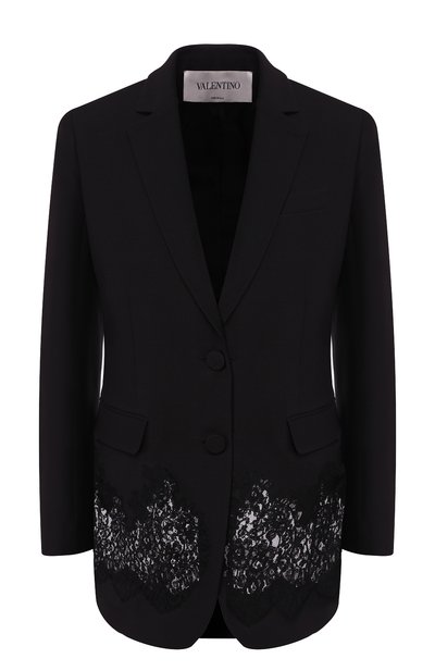 Женский жакет из смеси шерсти и шелка VALENTINO, арт. SB3CE1M61CF