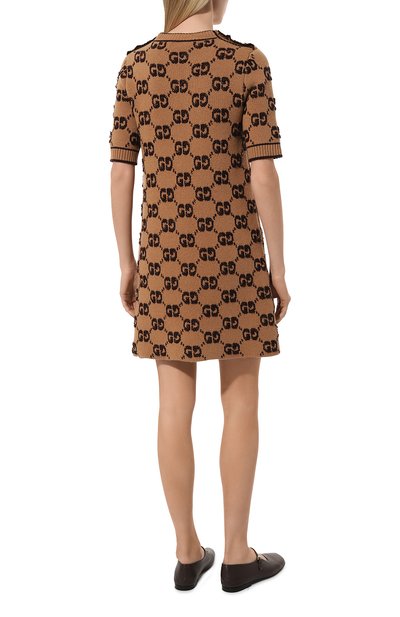 Шерстяное платье GUCCI, арт. 718630/XKCNA, фото 4