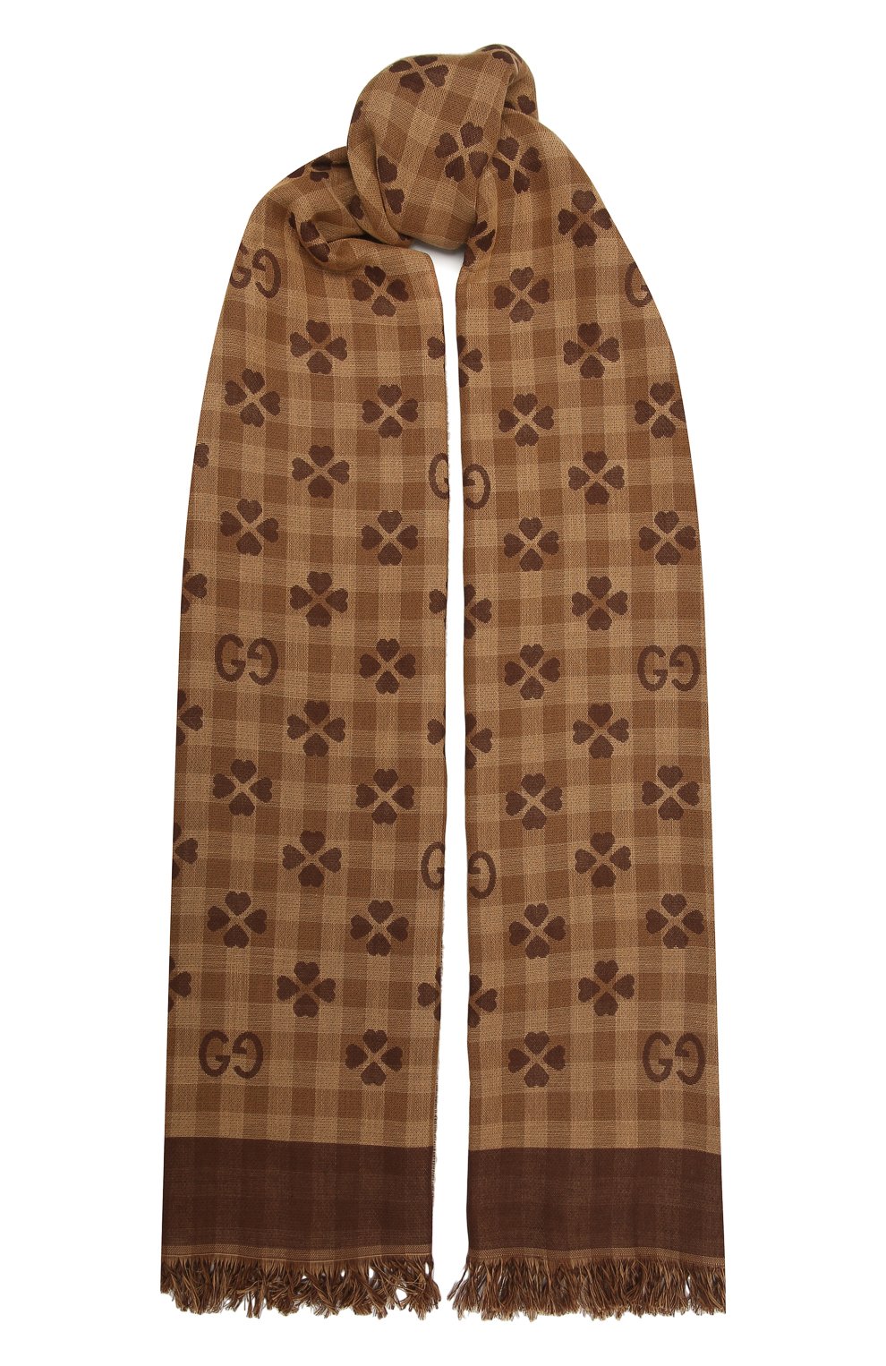 Хлопковый шарф GUCCI, арт. 662446/4G114, фото 1