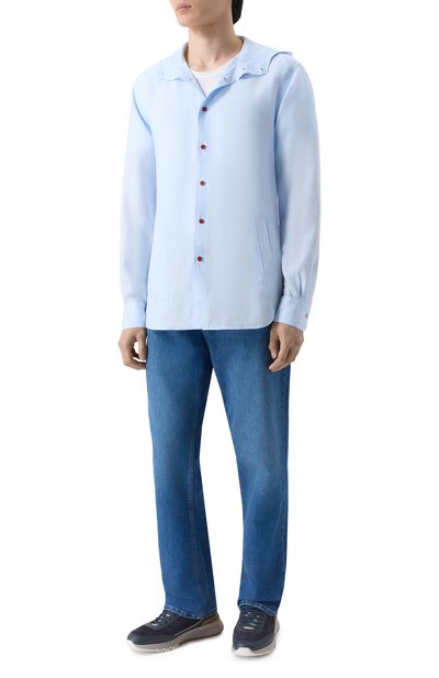 Льняная рубашка KITON, арт. UMCMARH0970102, фото 2