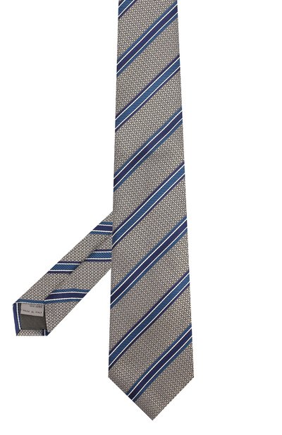 Шелковый галстук CANALI синего цвета по цене 8995 руб., арт. 18/HJ02079, фото 2 Шелковый галстук CANALI, арт. 18/HJ02079, фото 2