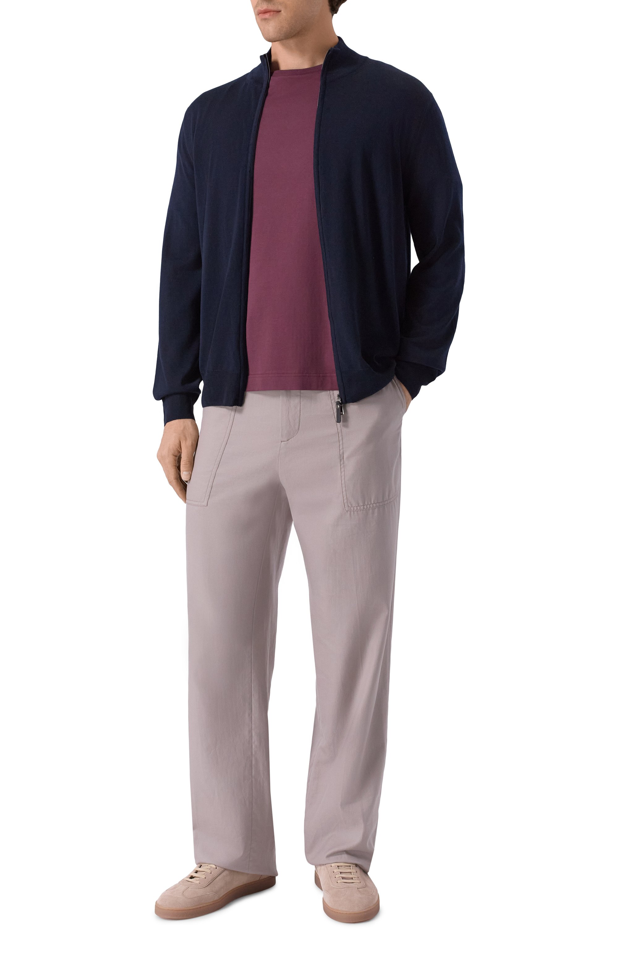 Хлопковая футболка ZILLI, арт. TSR02AM0100VLE000, фото 2