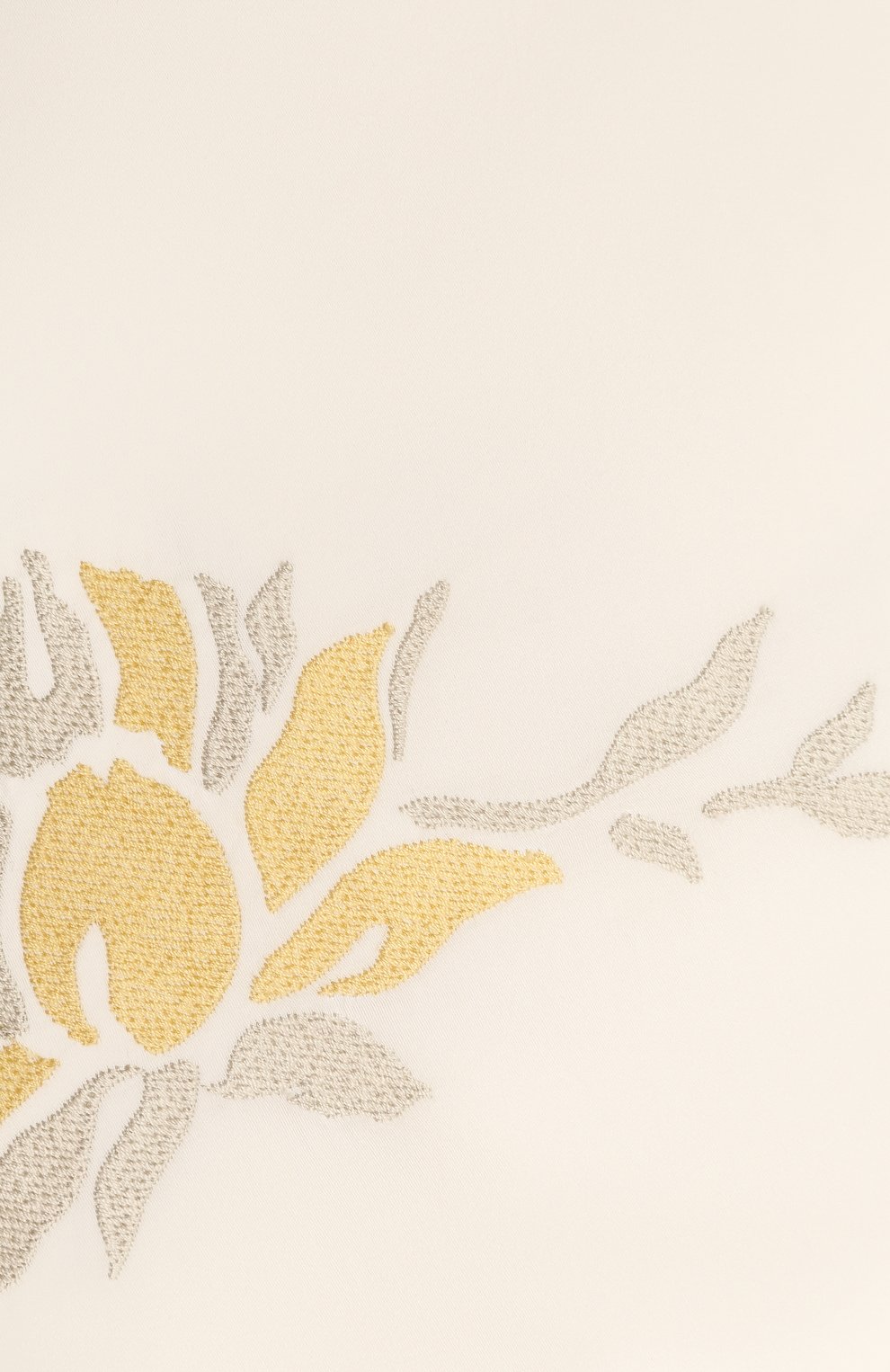 Пододеяльник peonia embroidery FRETTE желтого цвета по цене 79950 руб., арт. FR6738 E3600 200A, фото 2 Пододеяльник peonia embroidery FRETTE, арт. FR6738 E3600 200A, фото 2