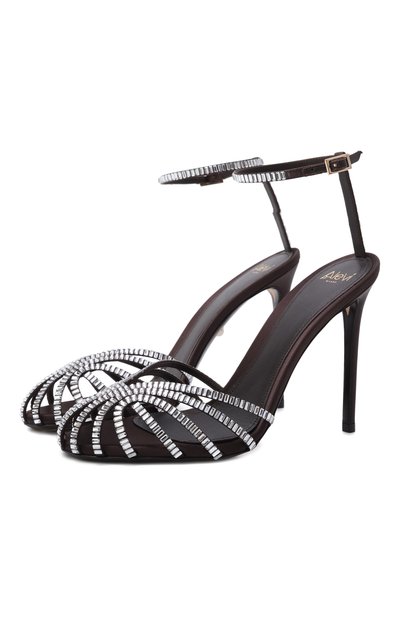 Женские атласные босоножки penelope 110 ALEVI MILANO, арт. L26SC015.U.0222X09/SATIN