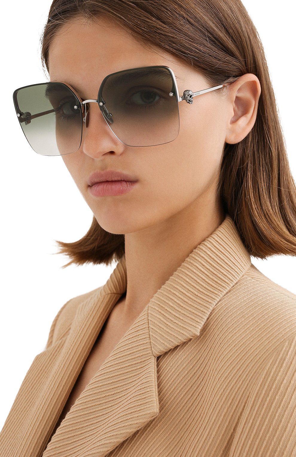 Солнцезащитные очки ALEXANDER MCQUEEN, арт. AM0271S 003, фото 2