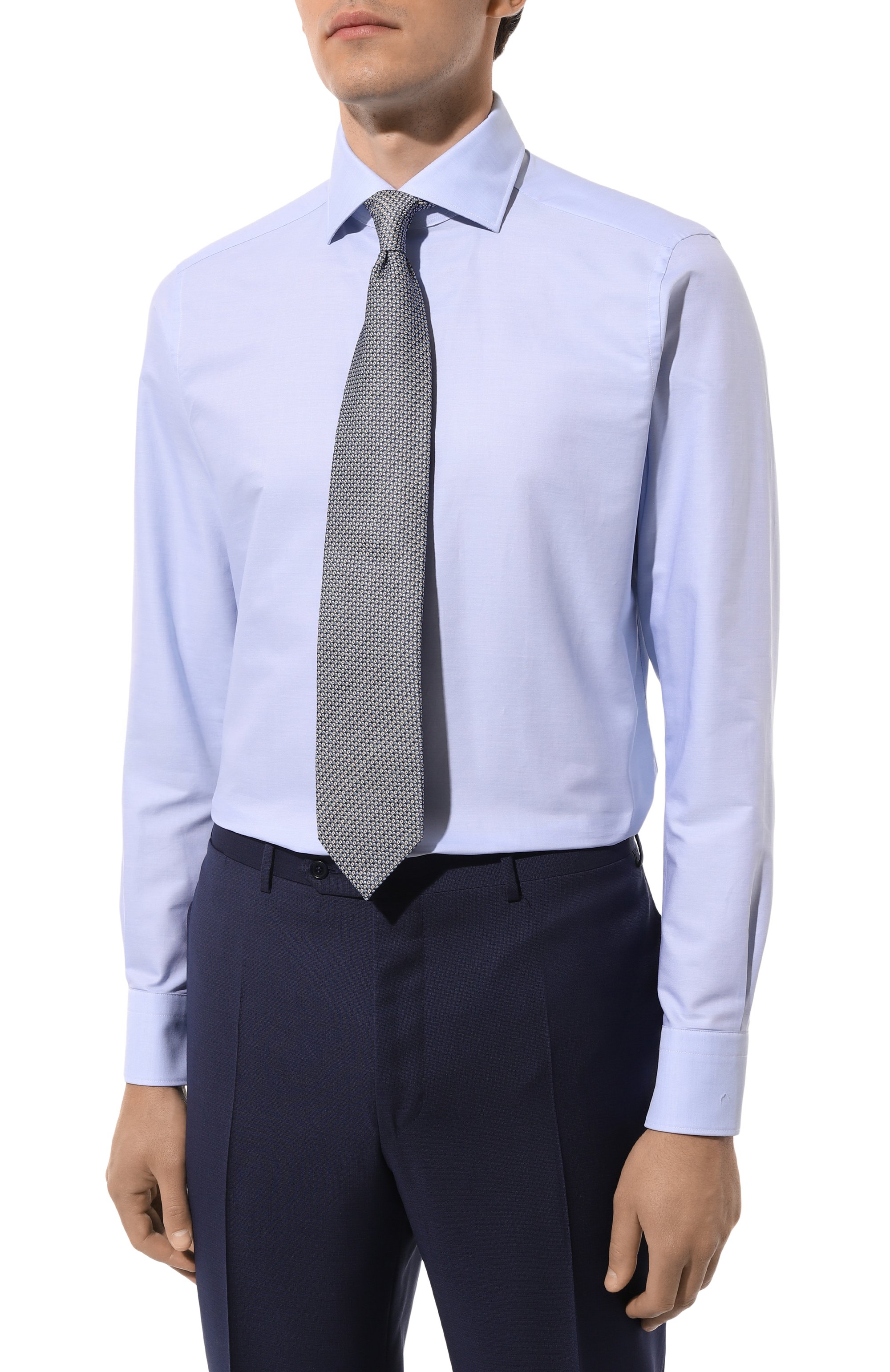 Хлопковая сорочка ZEGNA, арт. CT1030/9MS0BA, фото 3