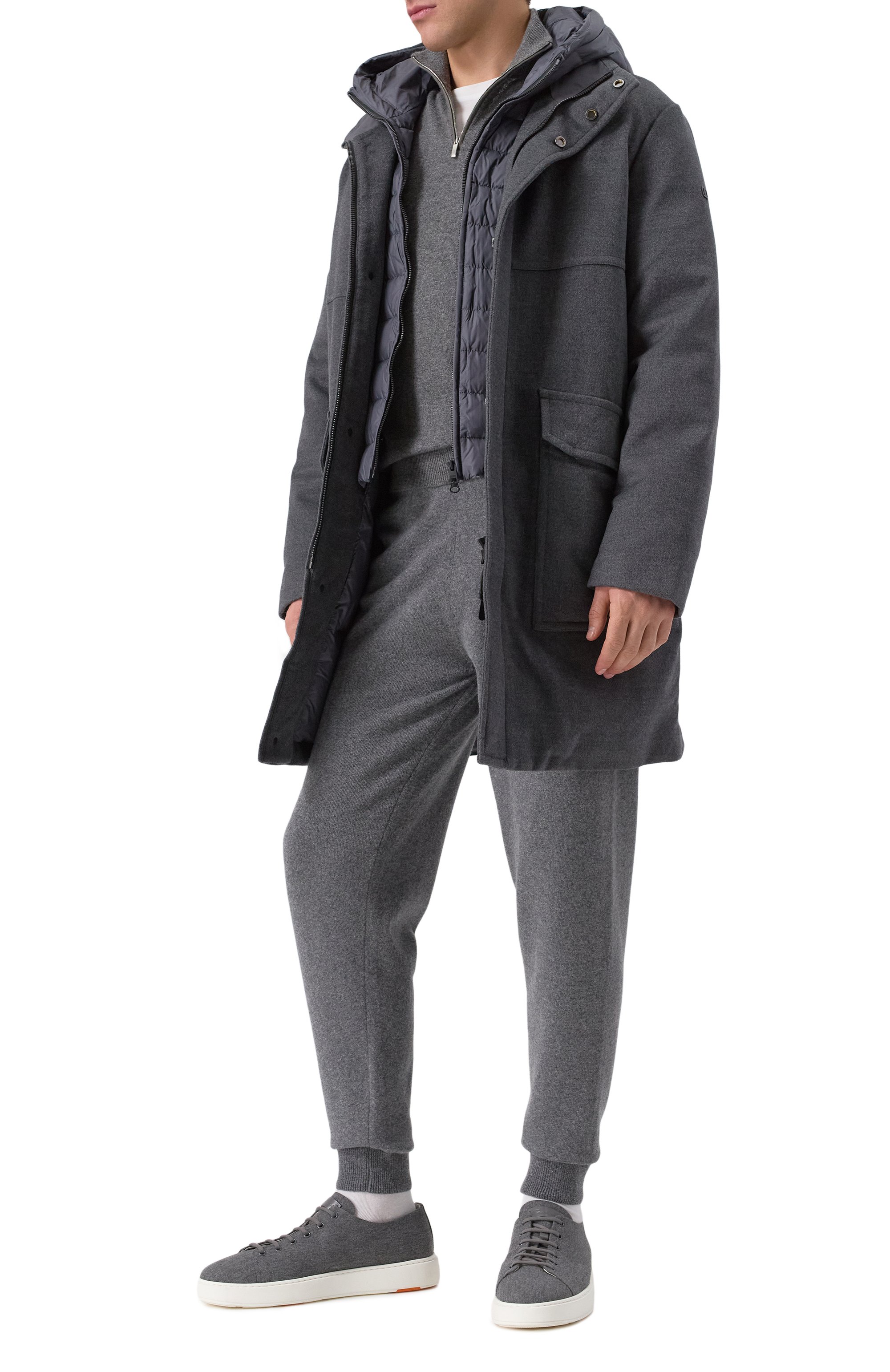 Текстильные кеды cleanic SANTONI, арт. MBCG21927BARGKY0, фото 2