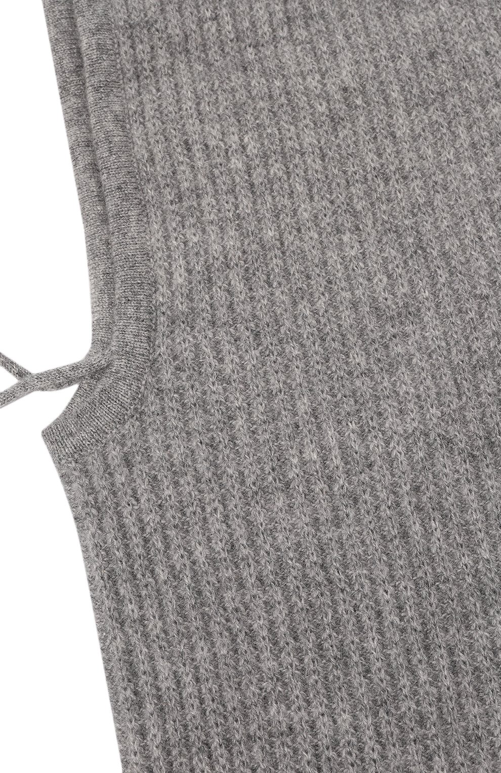 Кашемировый капор ALLUDE серого цвета по цене 18900 руб., арт. 235/11243, фото 4 Кашемировый капор ALLUDE, арт. 235/11243, фото 4