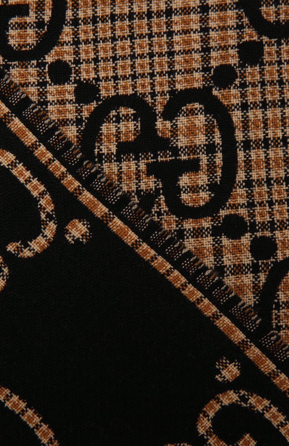 Шерстяной шарф GUCCI черного цвета по цене 43650 руб., арт. 660025/4G386, фото 4 Шерстяной шарф GUCCI, арт. 660025/4G386, фото 4