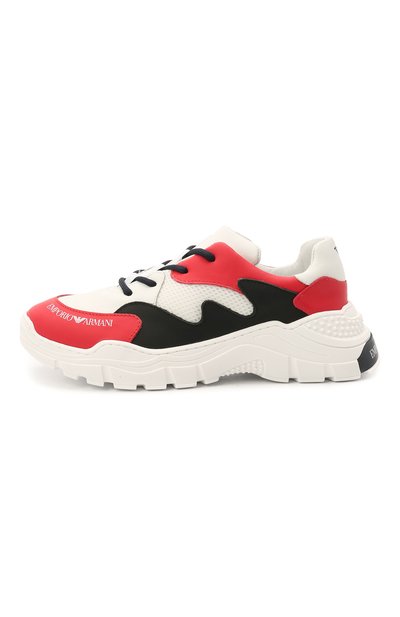 Кожаные кроссовки EMPORIO ARMANI, арт. XYX008/X0I46/35-40, фото 2