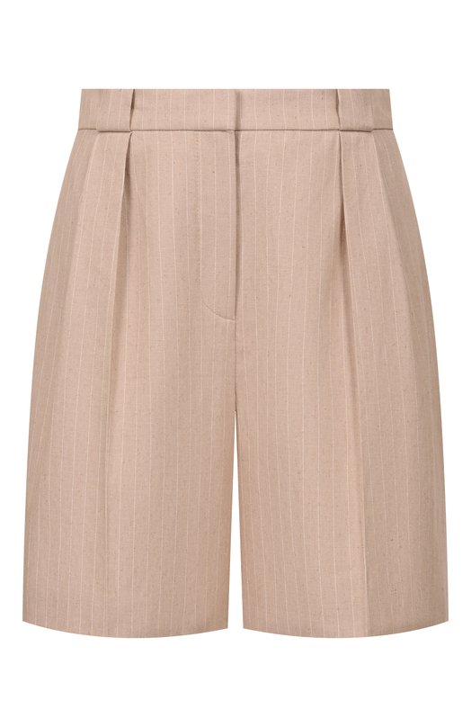 Шорты из хлопка и льна HUGO 50559853 Бежевый 50559853