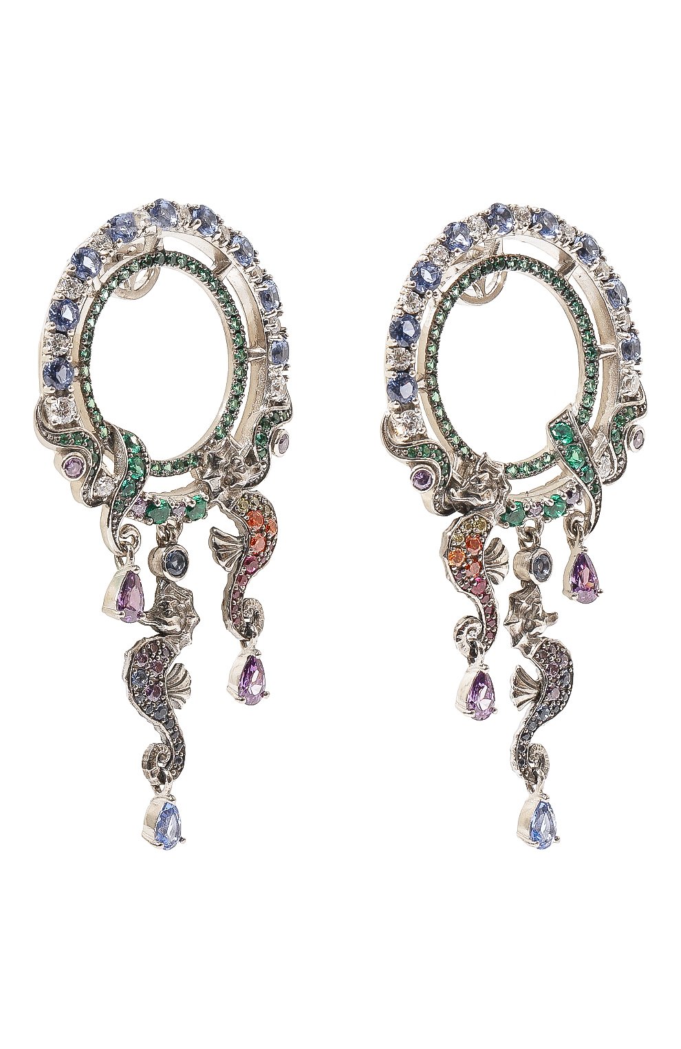 Серьги seahorses QUEENSBEE, арт. 201399, фото 3