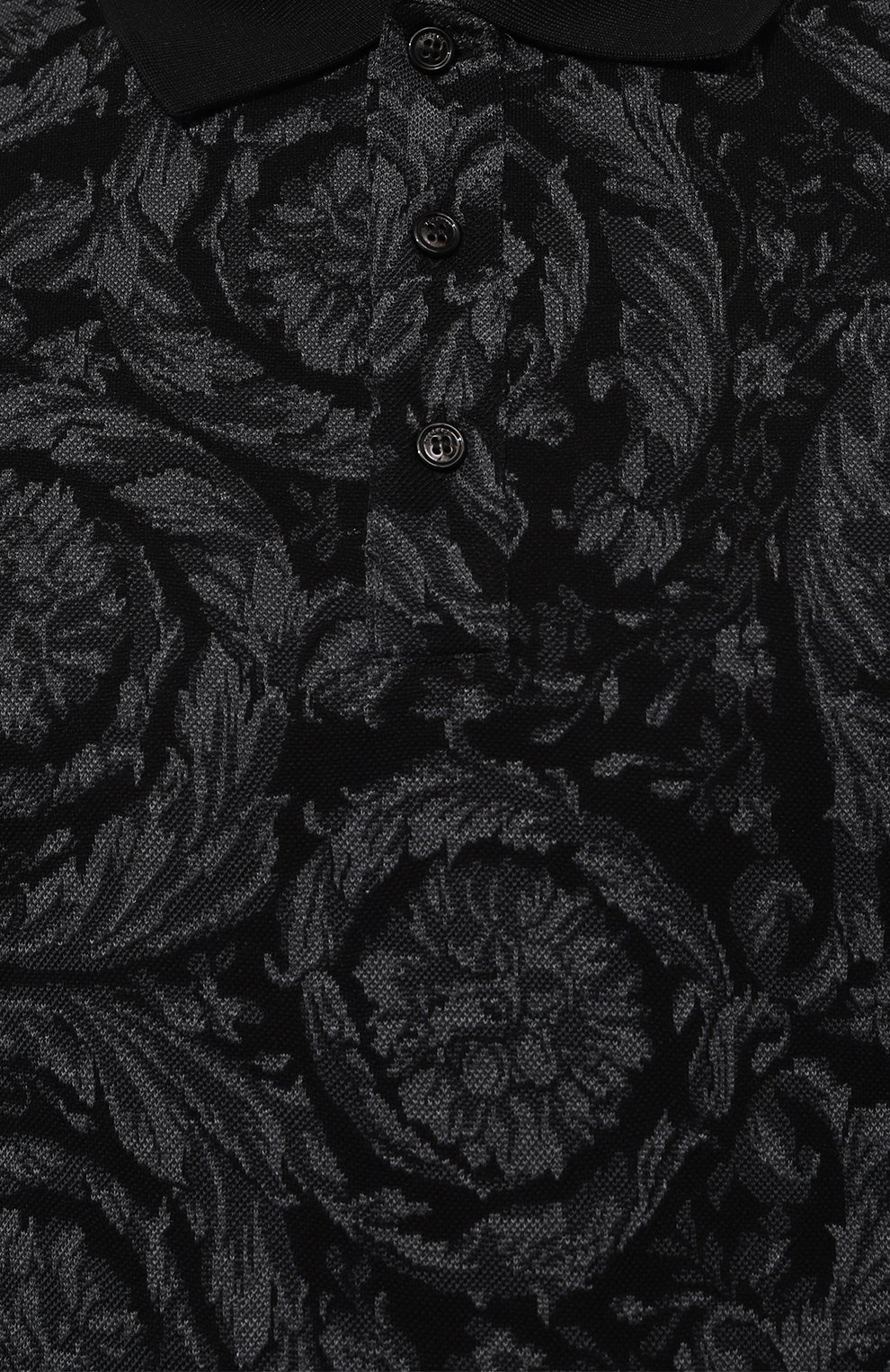 Хлопковое поло VERSACE, арт. 1013906/1A09796, фото 5