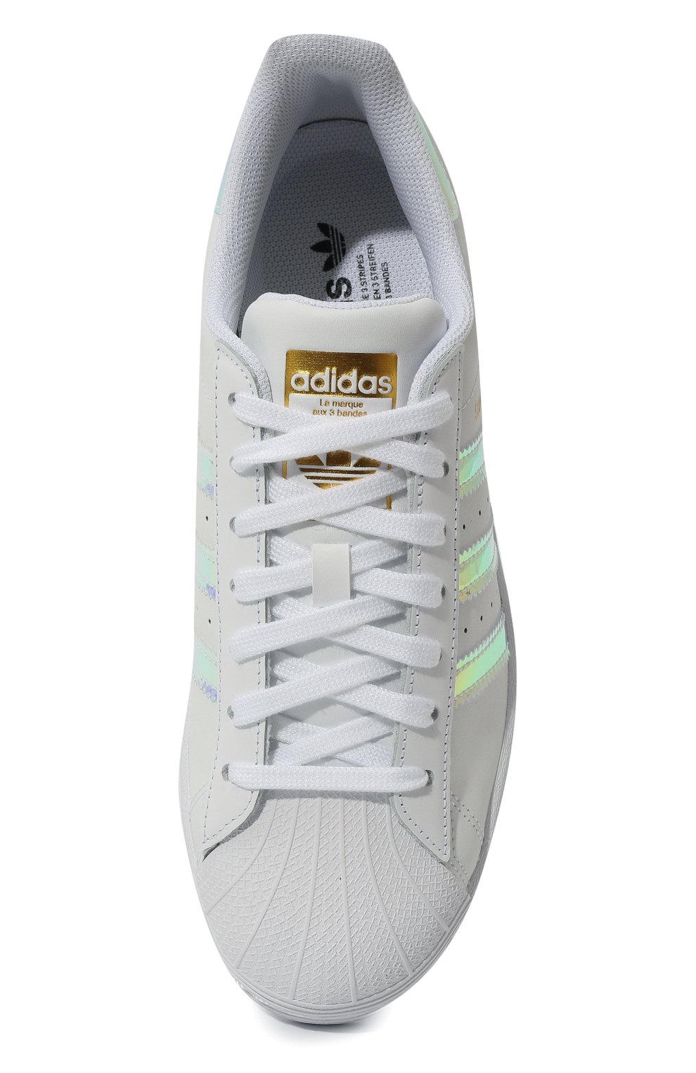 Комбинированные кеды superstar ADIDAS ORIGINALS, арт. FX7565, фото 6