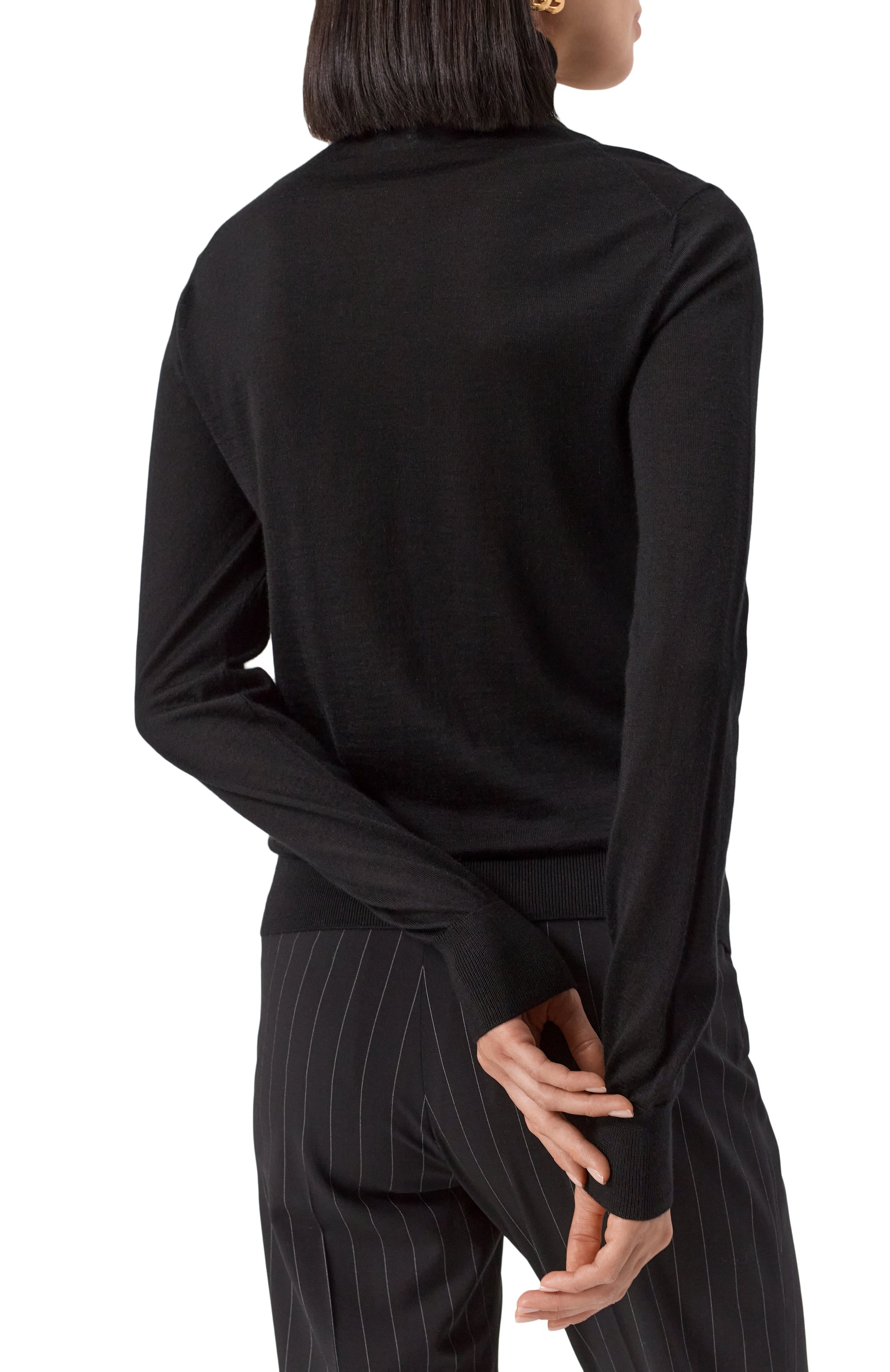 Водолазка из кашемира и шелка DOLCE & GABBANA, арт. FXW13T/JFMEW, фото 4