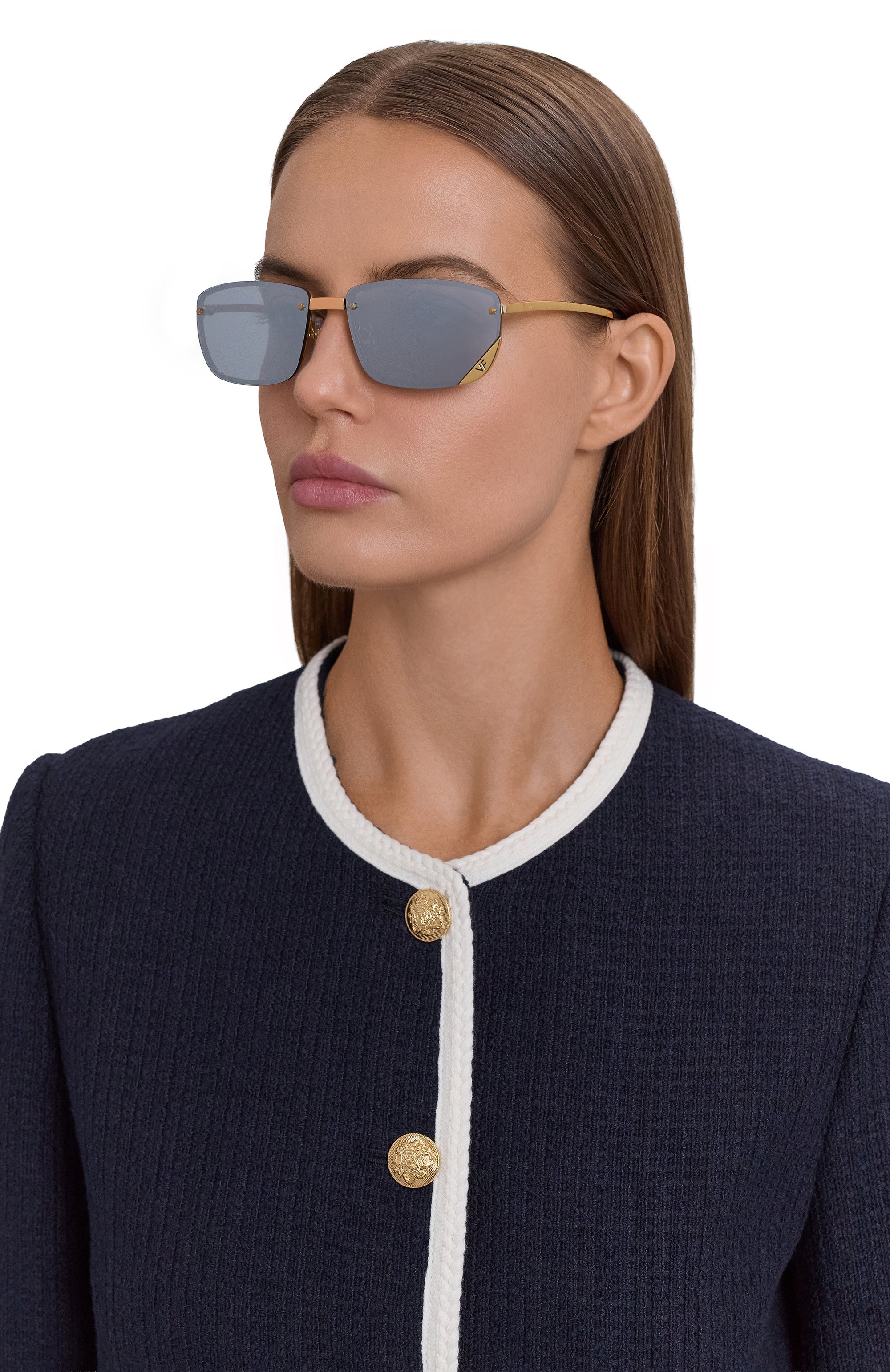 Солнцезащитные очки VINTAGE FRAMES, арт. VF CELEBRITY 24KT G0LD/CHR0ME MIRR0R, фото 3