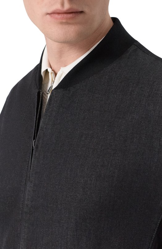 Джинсовый бомбер MVST M26.CSM.0402/T38BK Серый  M26.CSM.0402/T38BK Фото 5