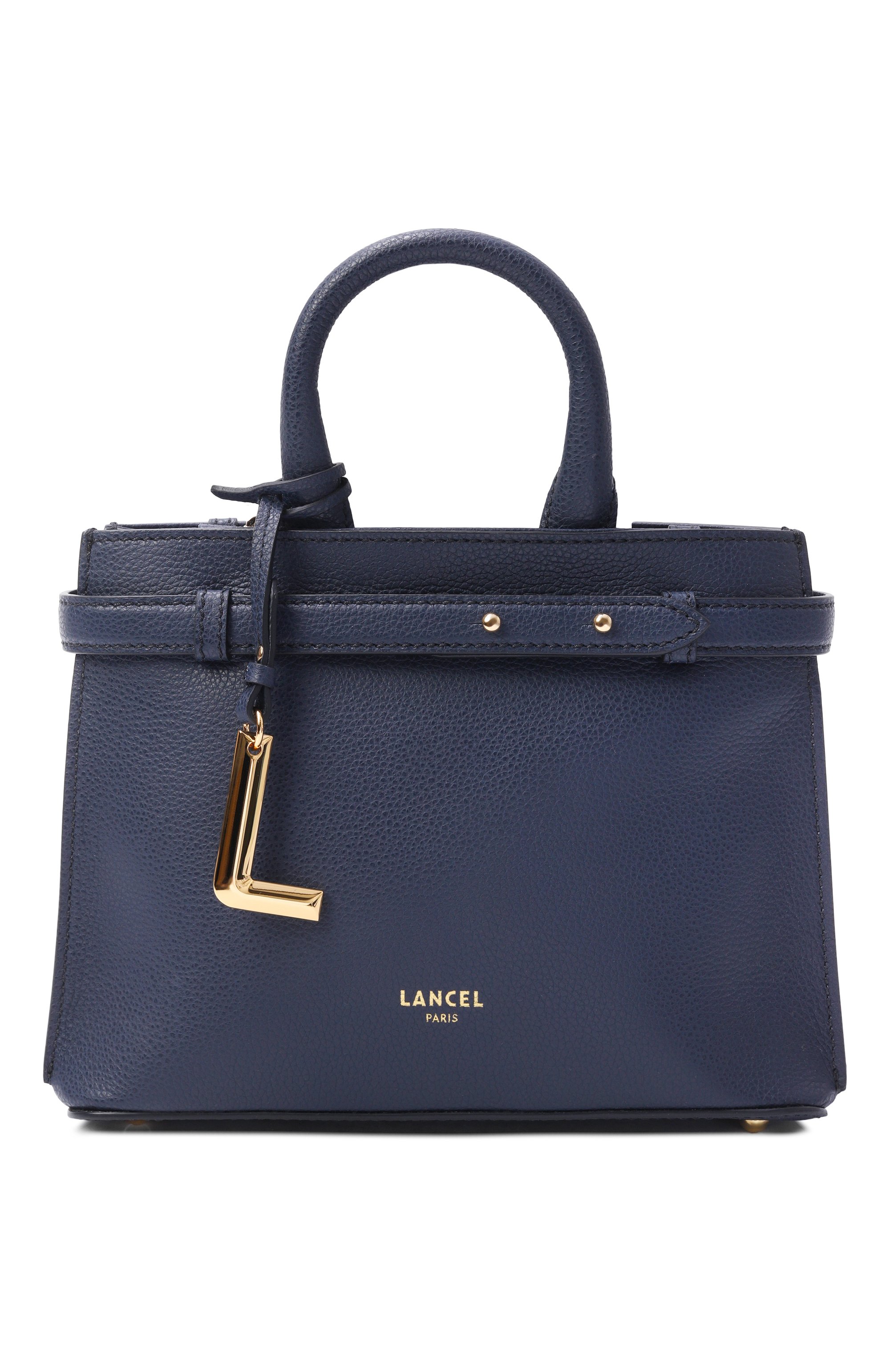 Сумка faubourg small LANCEL темно-синего цвета по цене 64350 руб., арт. A13527, фото 1 Сумка faubourg small LANCEL, арт. A13527, фото 1