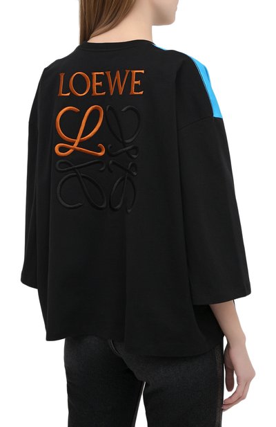 Хлопковый лонгслив LOEWE, арт. S897Y22X03, фото 4