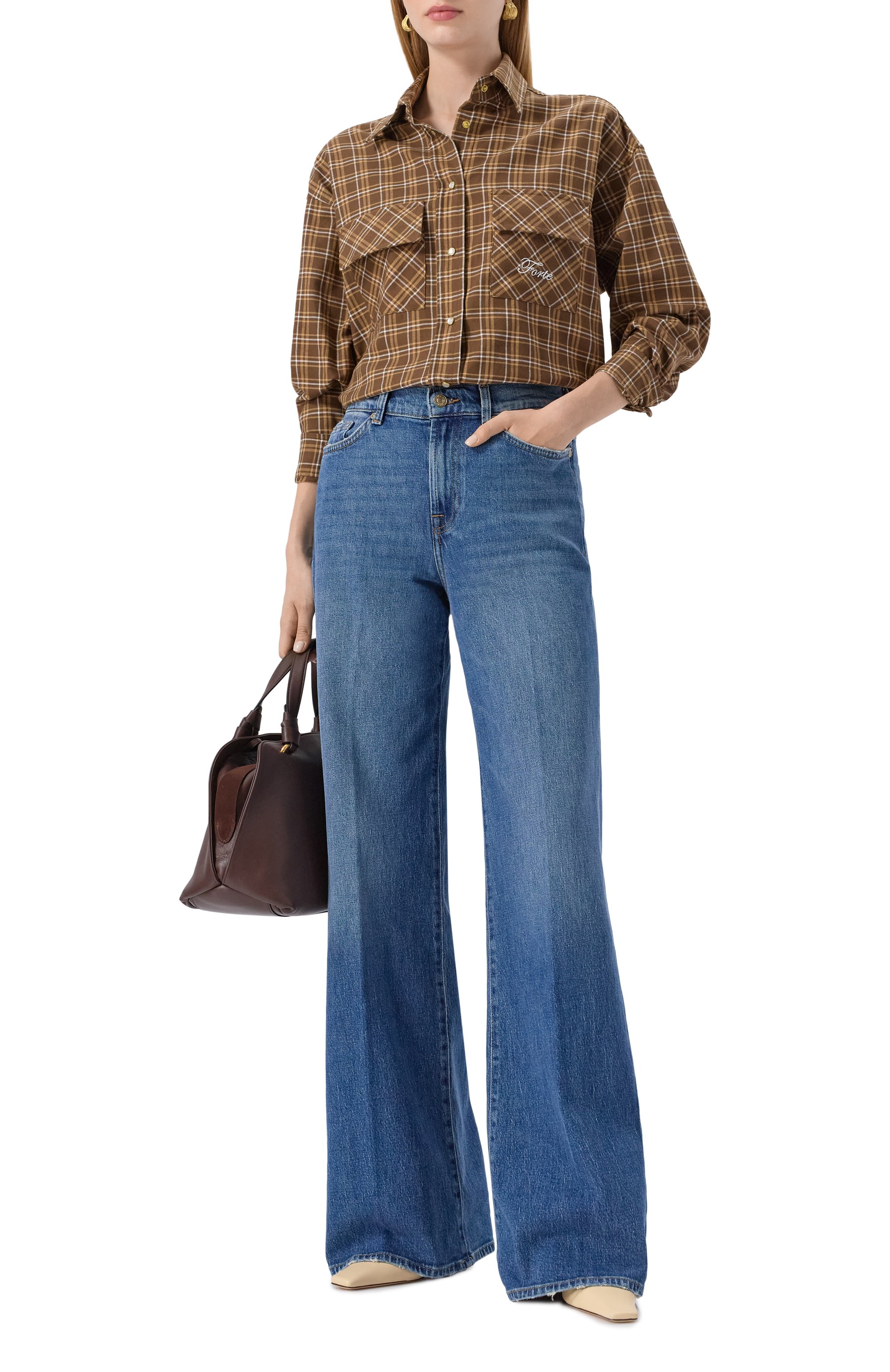 Хлопковая рубашка FORTE DEI MARMI COUTURE, арт. 24WF3102, фото 2