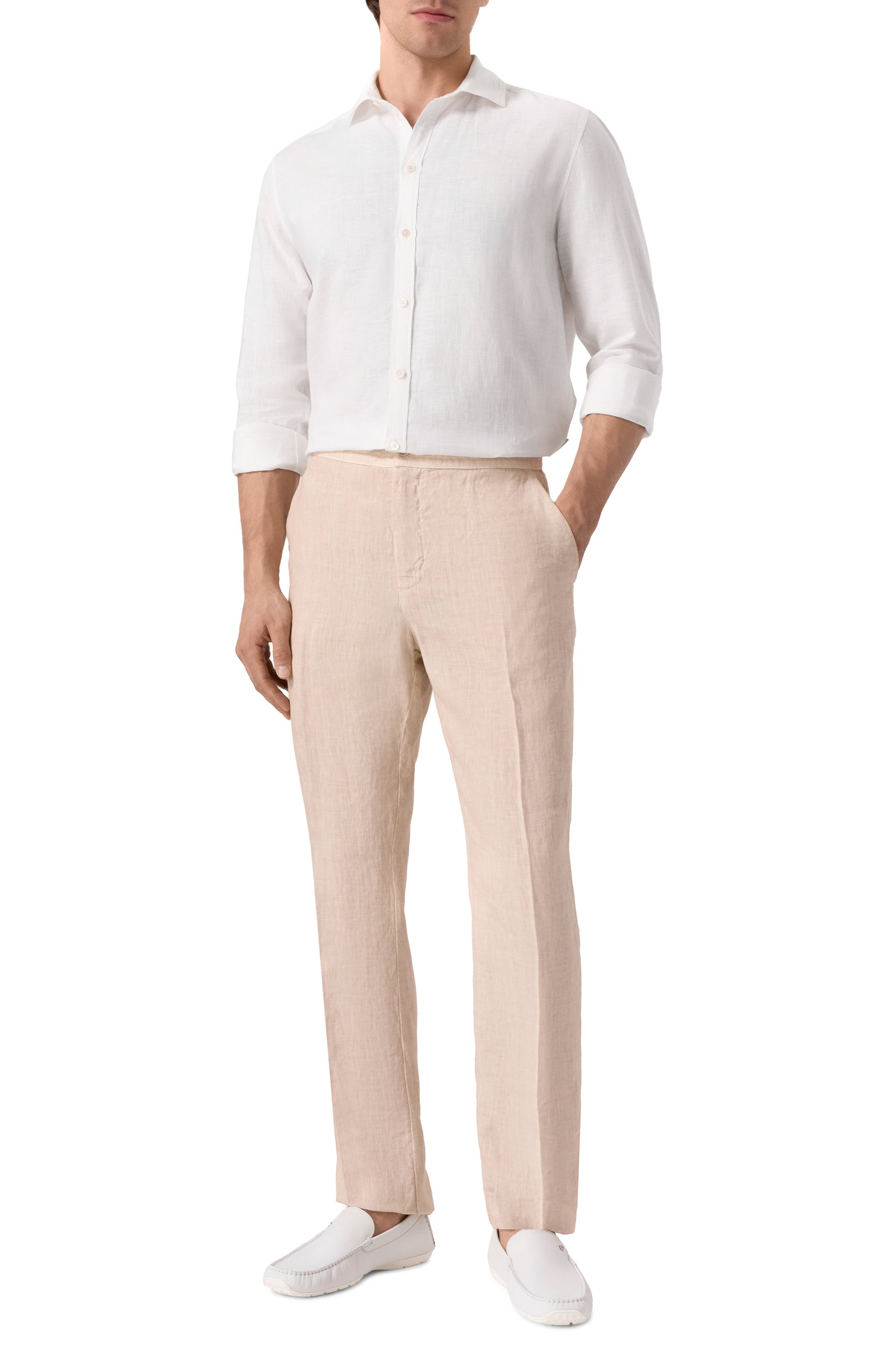 Рубашка изо льна и хлопка ZIMMERLI, арт. 23202, фото 2