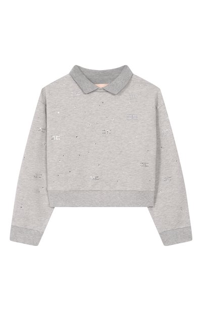 Хлопковый свитшот ELISABETTA FRANCHI LA MIA BAMBINA, арт. EFFE1660/FF002