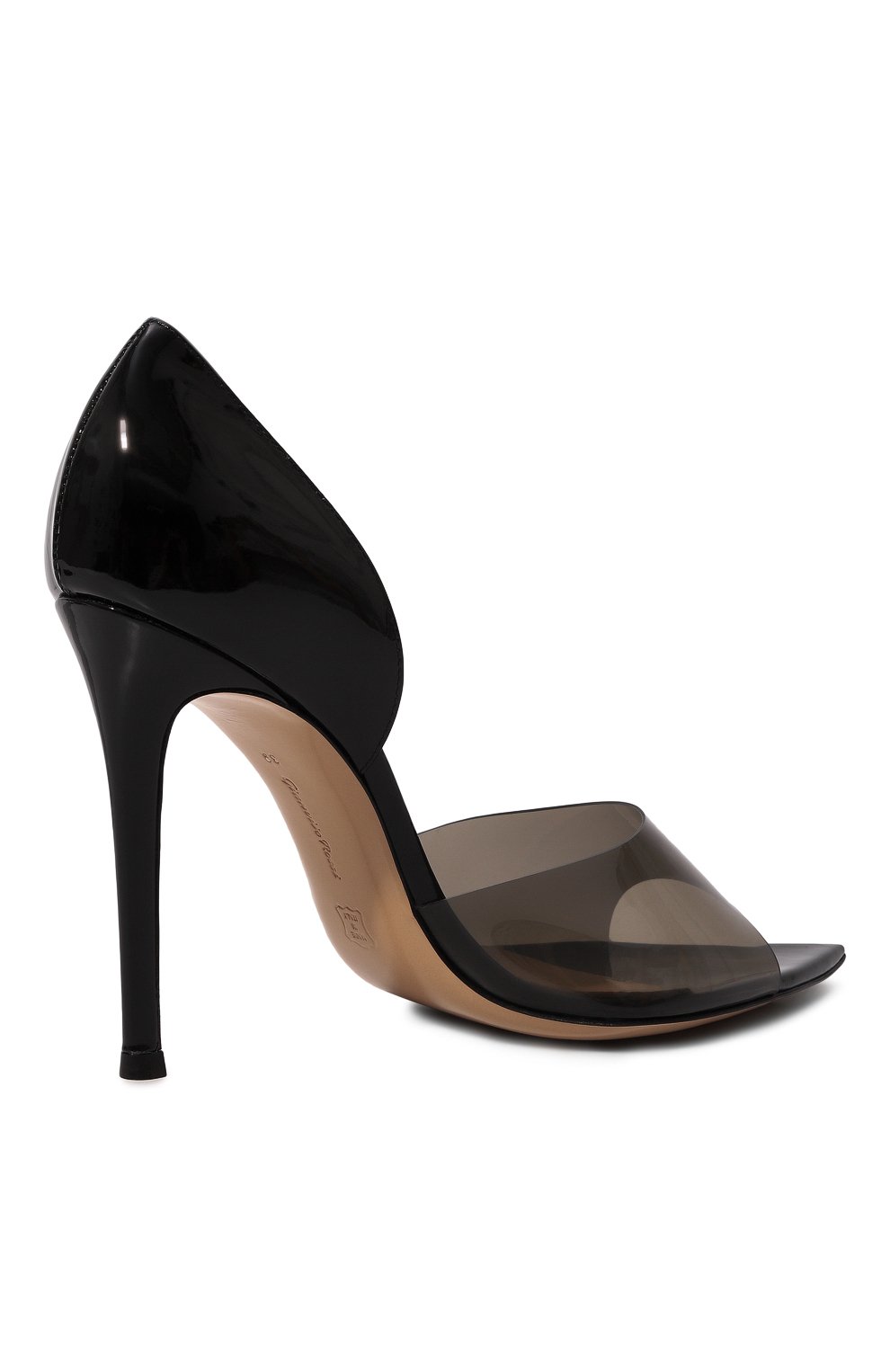 Комбинированные туфли bree 105 GIANVITO ROSSI, арт. G61519.15RIC.GSVFUNE, фото 5