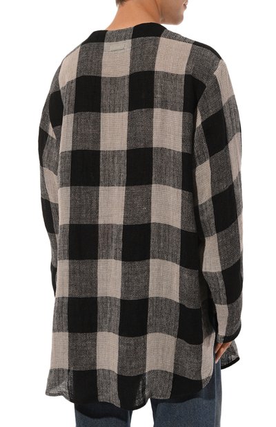 Льняная рубашка WHO_AM, арт. MC1-P229-BLK, фото 4