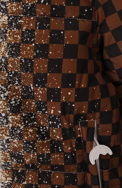Утепленная куртка SPRAYGROUND, арт. SPY1163/WHITE SPRAY CHECKERED D0WN JACKET, фото 3