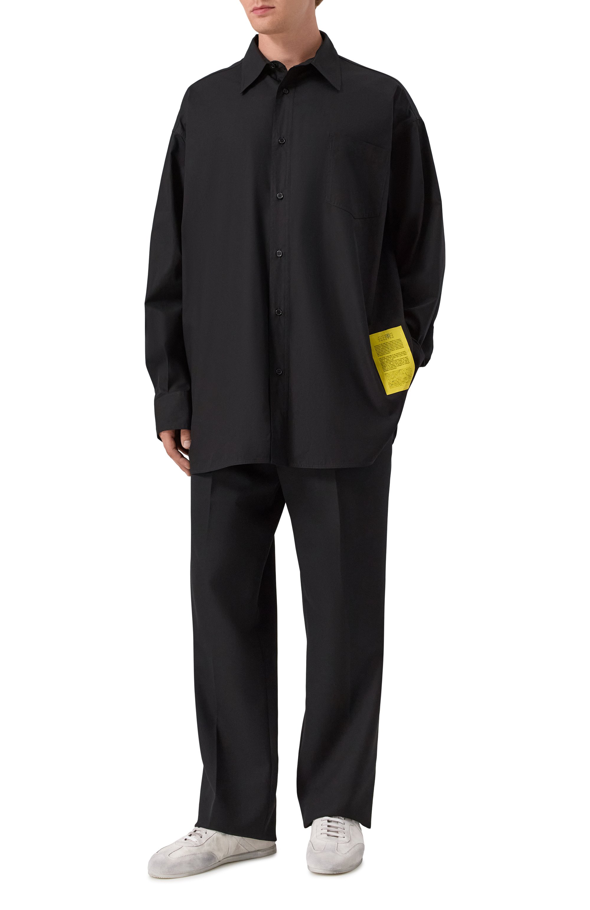 Хлопковая рубашка MM6, арт. SH0DT0034/M35480, фото 2