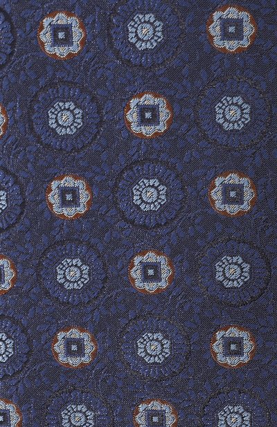 Шелковый галстук CANALI синего цвета по цене 19250 руб., арт. 18/HJ03785, фото 4 Шелковый галстук CANALI, арт. 18/HJ03785, фото 4