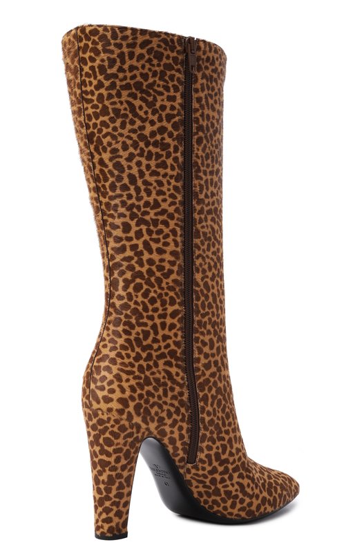 Кожаные сапоги Hotty 100 Valentino 8W2S0NJ3/DPQ Леопардовый  8W2S0NJ3/DPQ Фото 5